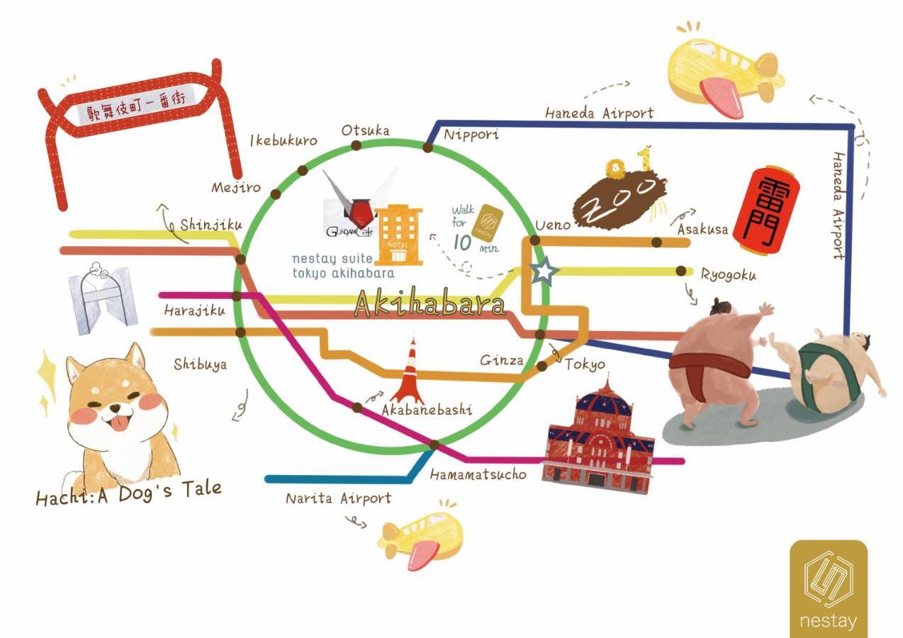 Nestay Apartment Tokyo Akihabara 2A Esterno foto